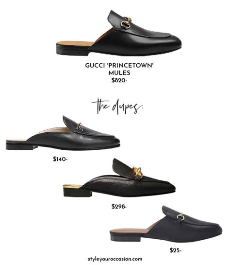 gucci slipper dupe schuhe